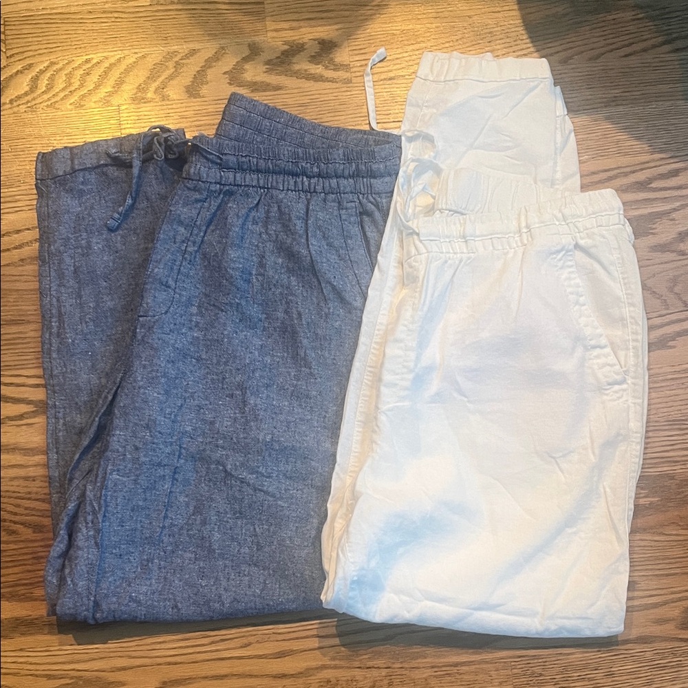 Old Navy linen pants Tall Large